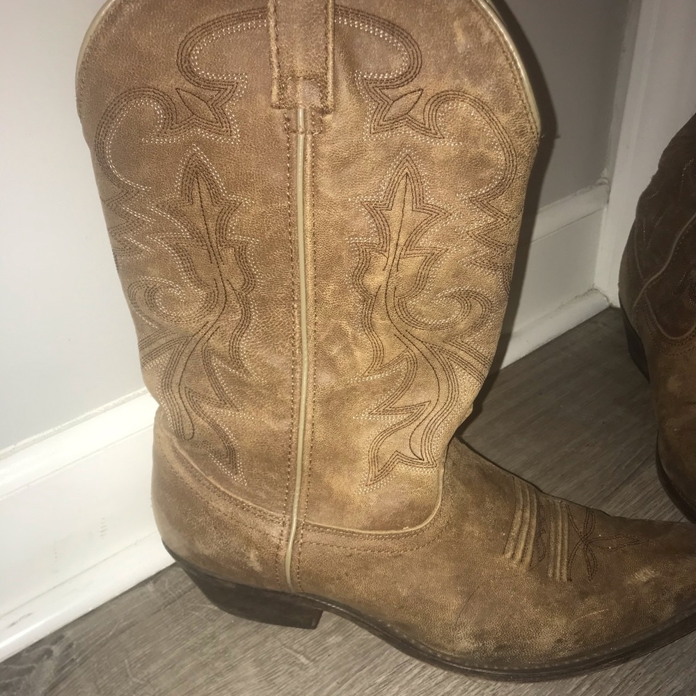 Authentic Vintage Mens Western Cowboy Boots